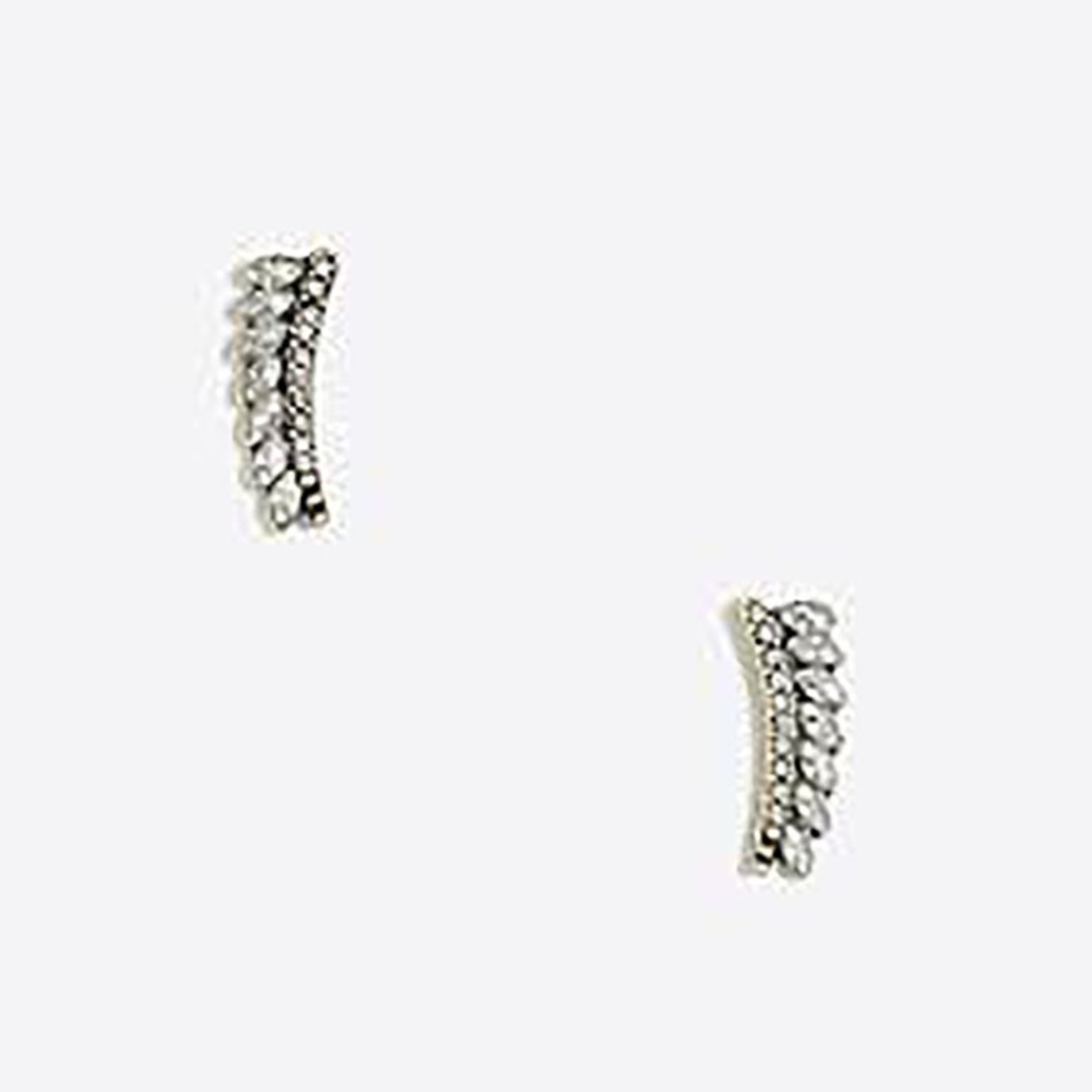 J.Crew Feather STud Ear Climber Earrings NWT 22.50